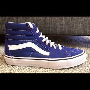 Vans Sk8-Hi Men's Shoes Lapis Blue-True White